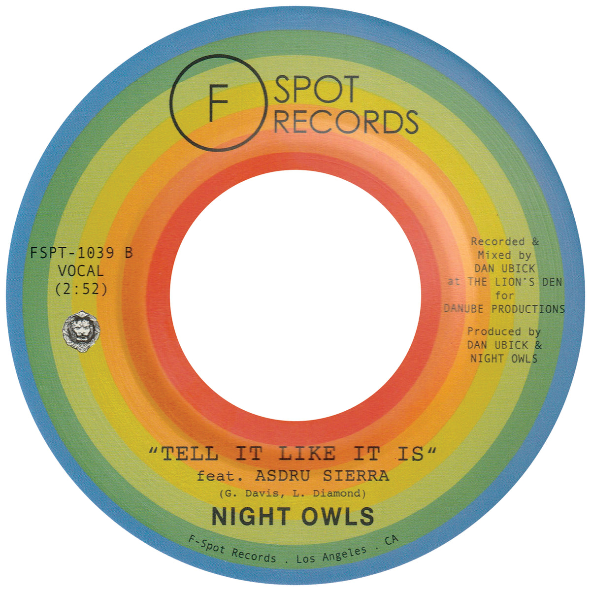 NIGHT OWLS - Hercules (feat. Alex Désert & The Lions) b/w Tell It