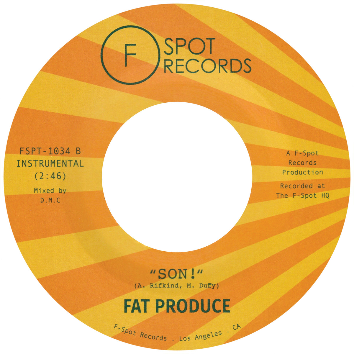 FAT PRODUCE - Sticky Beets b/w SON! – F-Spot Records