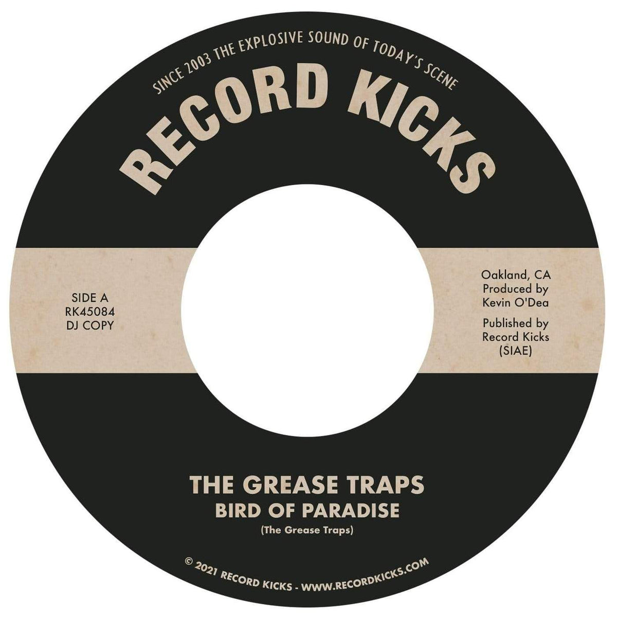THE GREASE TRAPS Bird of Paradise b/w More and More FSpot Records