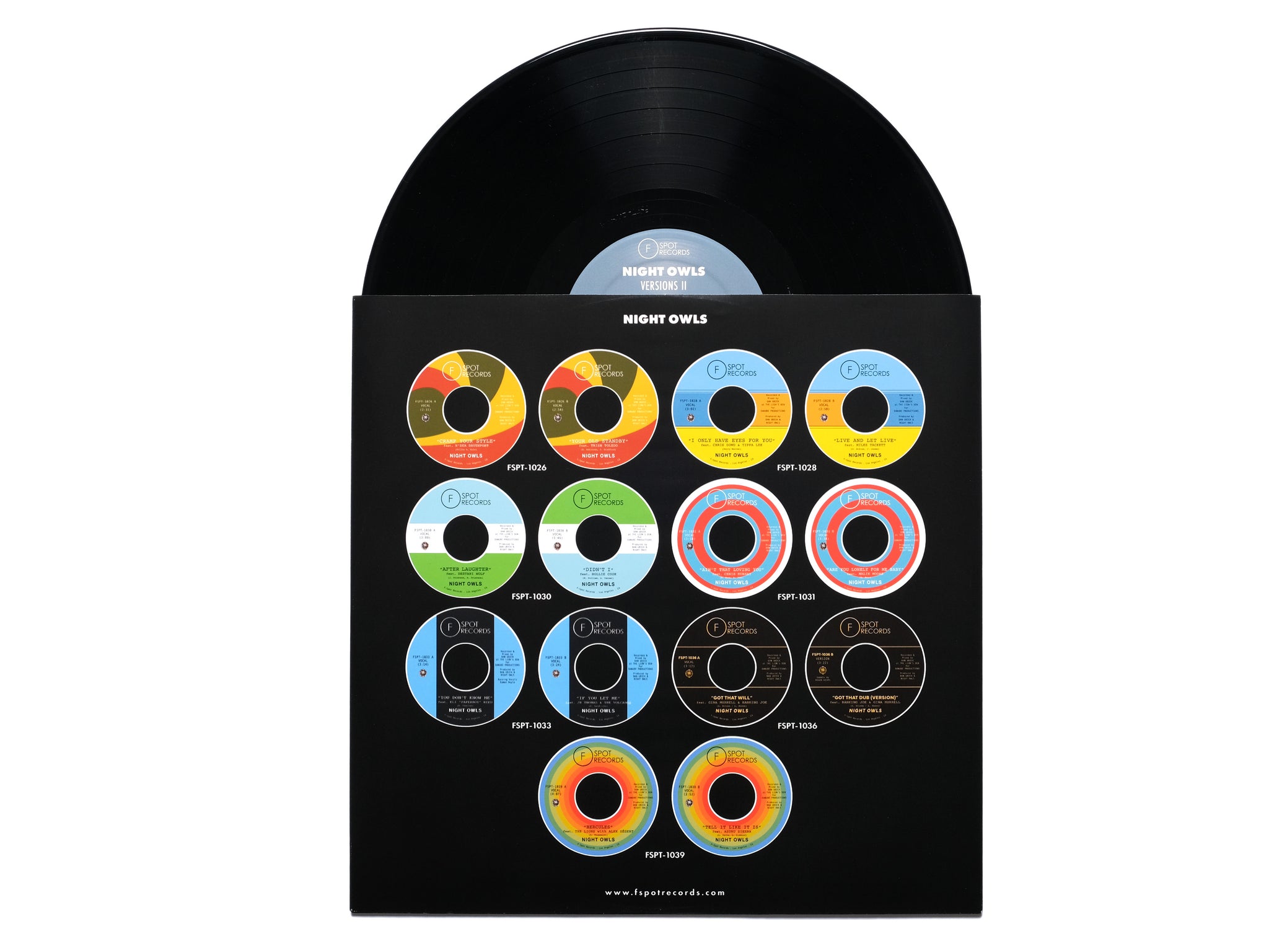NIGHT OWLS - Versions II LP – F-Spot Records