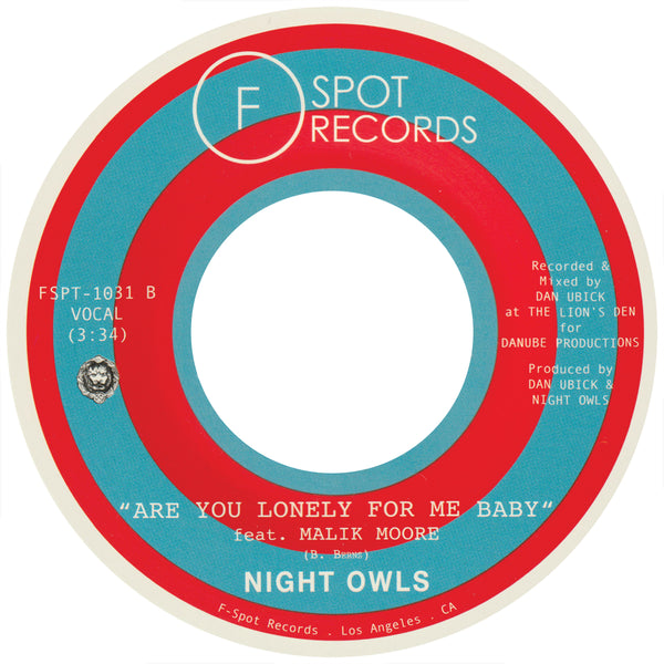 NIGHT OWLS - Ain't That Loving You (feat. Chris Murray) b/w Are You Lonely for Me, Baby (feat. Malik Moore)