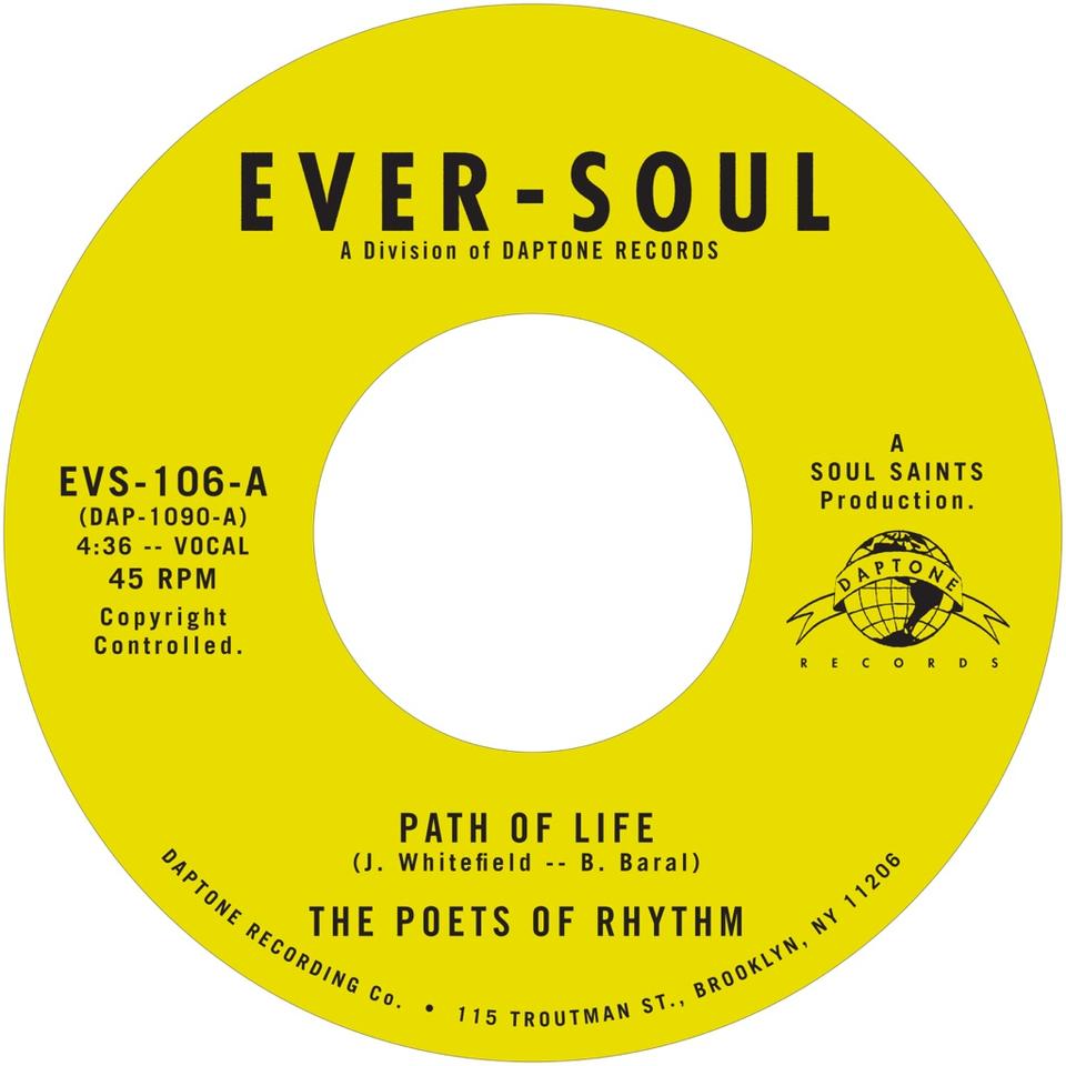 THE POETS OF RHYTHM - Path Of Life b/w Smilin' (While You're Crying)
