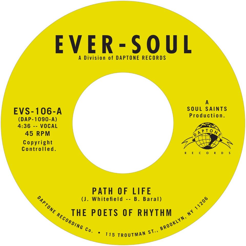THE POETS OF RHYTHM - Path Of Life b/w Smilin' (While You're Crying)