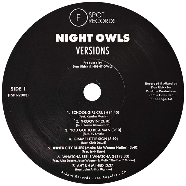 NIGHT OWLS - Versions LP