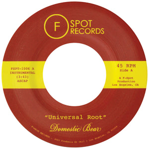 DOMESTIC BEAR - Universal Root b/w Topher Knights