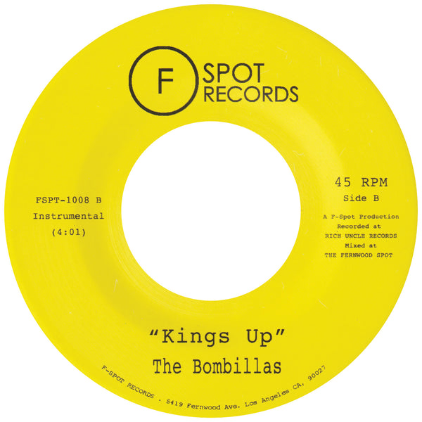THE BOMBILLAS - Tortuga b/w Kings Ups