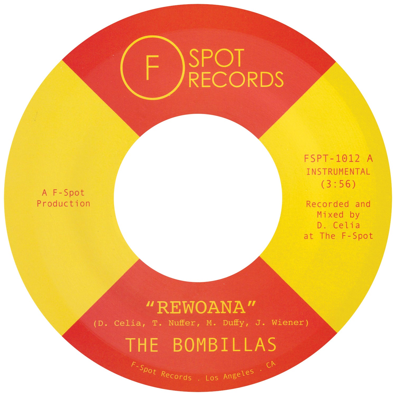 THE BOMBILLAS - Rewoana b/w Ya Maje