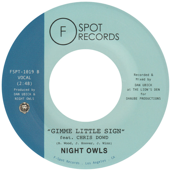 NIGHT OWLS - You Got To Be A Man (feat. Sy Smith) / Gimme Little Sign (feat. Chris Dowd)