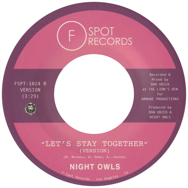 NIGHT OWLS - Let’s Stay Together (feat. Destani Wolf) b/w Let’s Stay Together (Version)